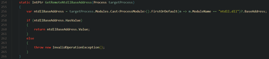 ETW Patch - GetRemoteNtdllBaseAddress